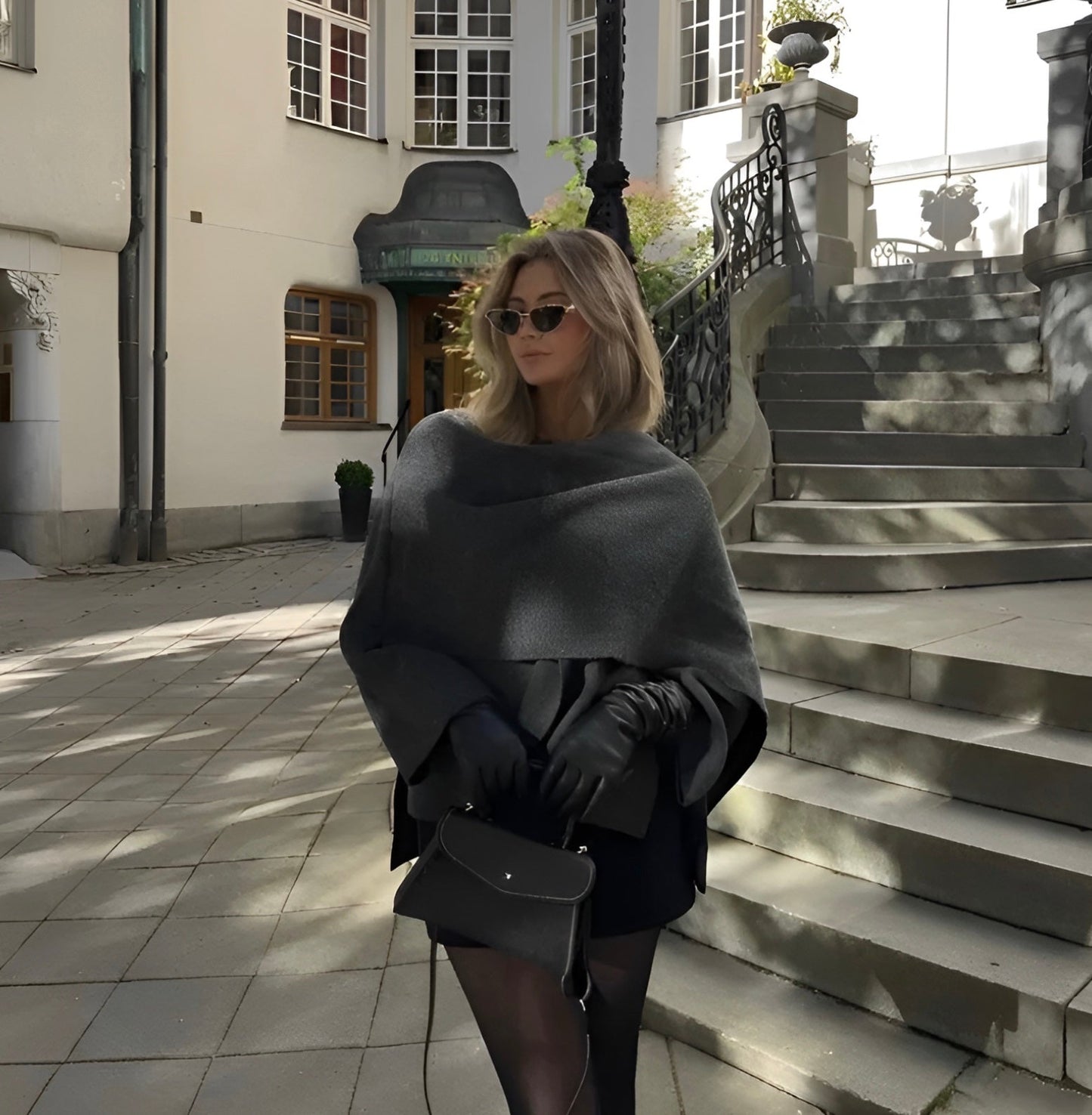 Gemütlicher, geschichteter Wintermantel für Damen