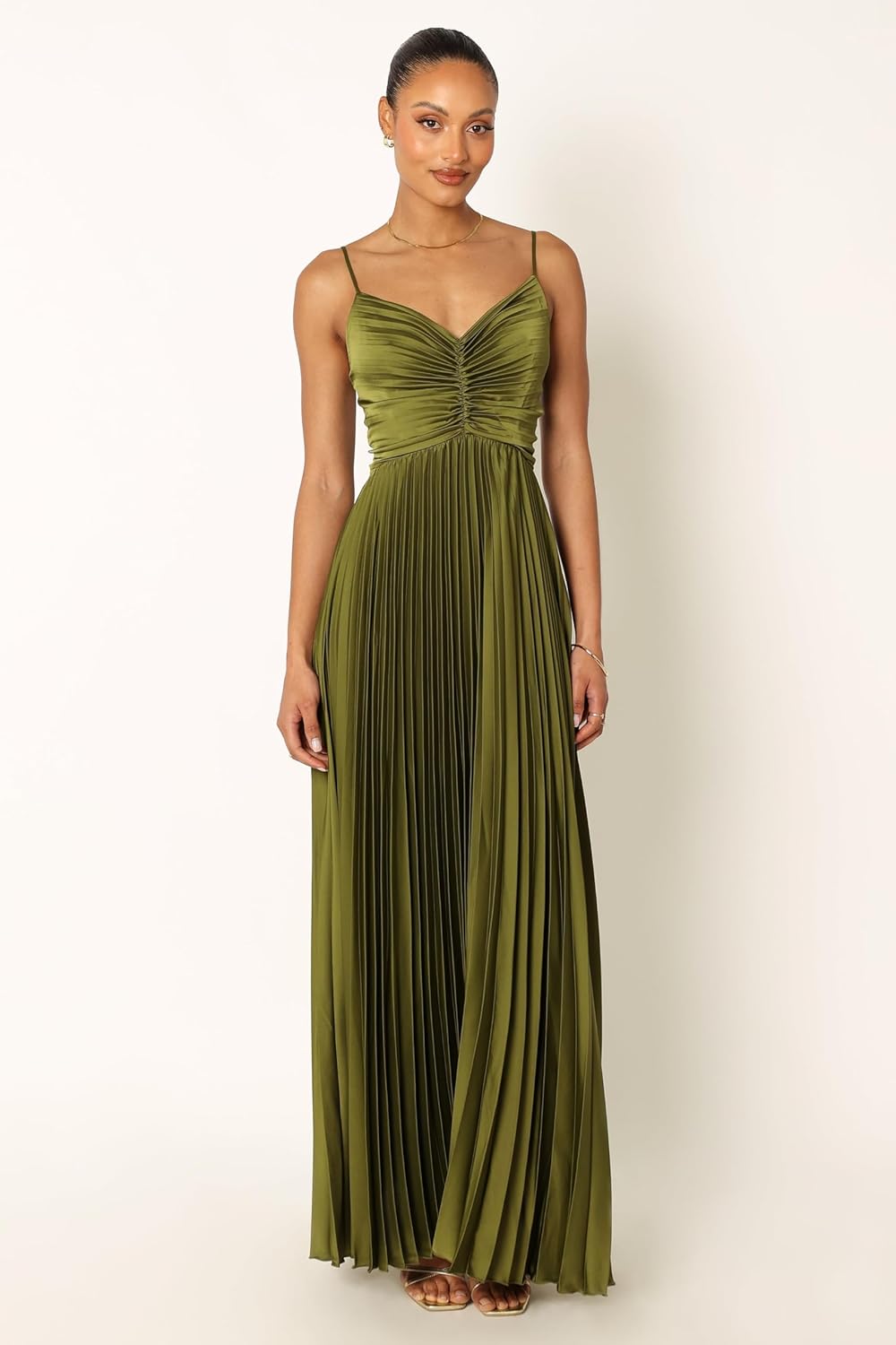 Elegantes plissiertes Midikleid für besondere Anlässe