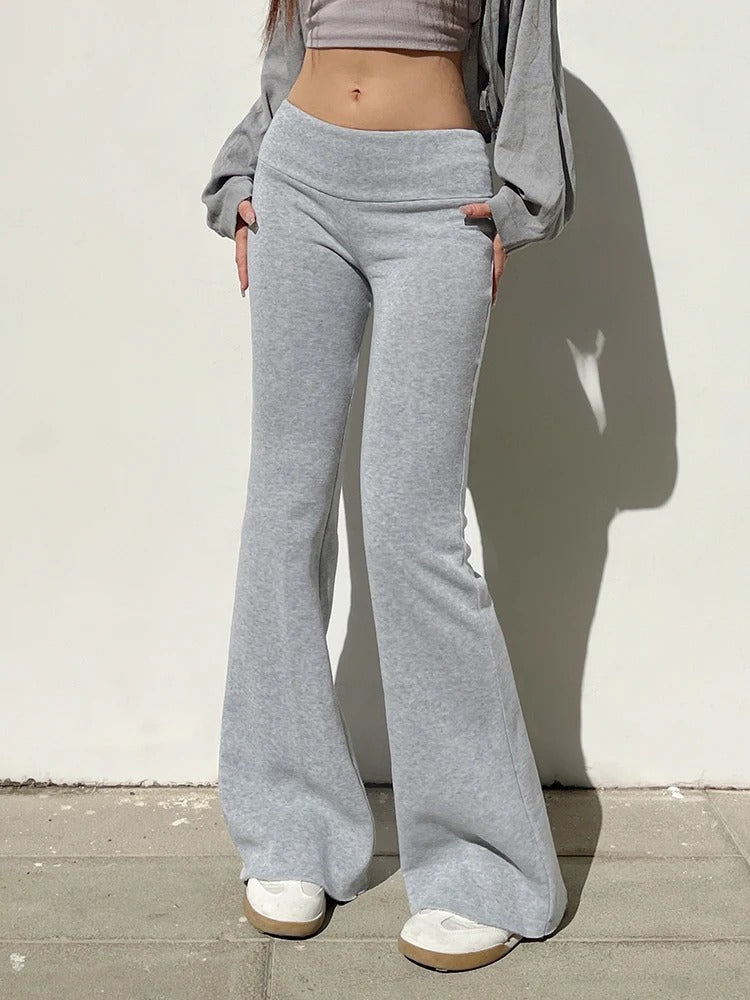 Bella | Low-Waist Flared Sweatpants