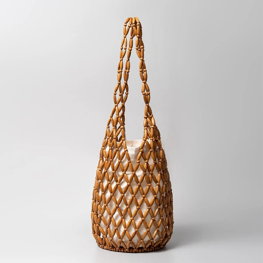 Eudora | Handgemaakte Woven Bead Shopper