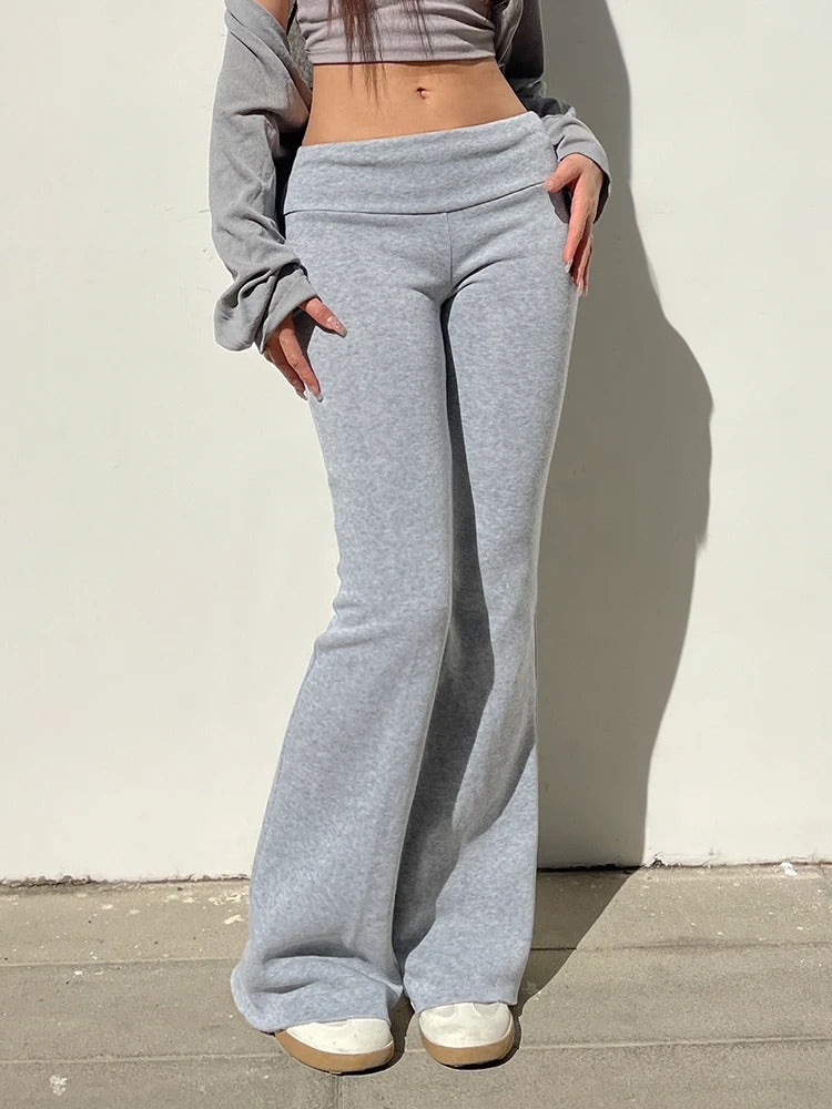 Bella | Low-Waist Flared Sweatpants