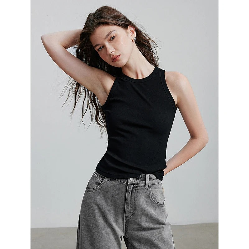 Frieda | Ärmelloses Ripp-Top