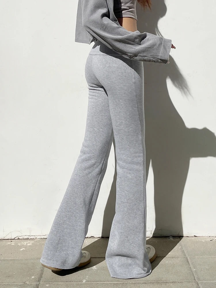 Bella | Low-Waist Flared Sweatpants
