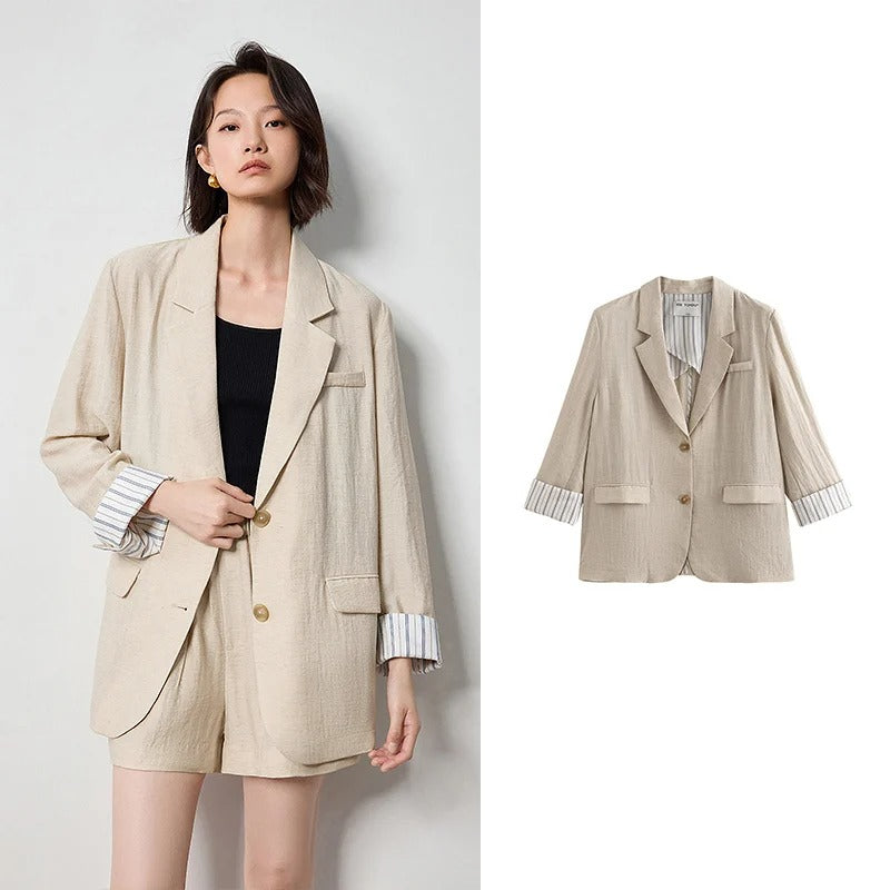 Frieda | Leinen-Blazer