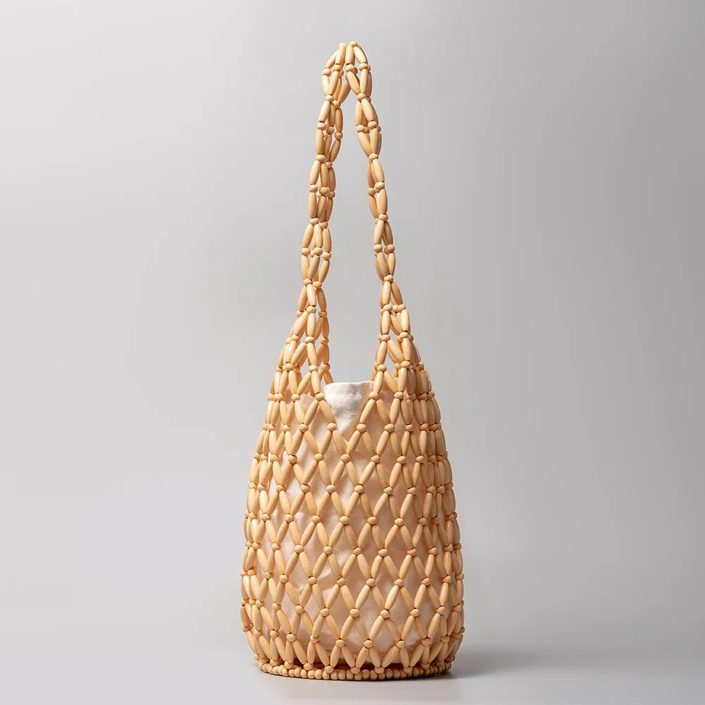 Eudora | Handgemaakte Woven Bead Shopper
