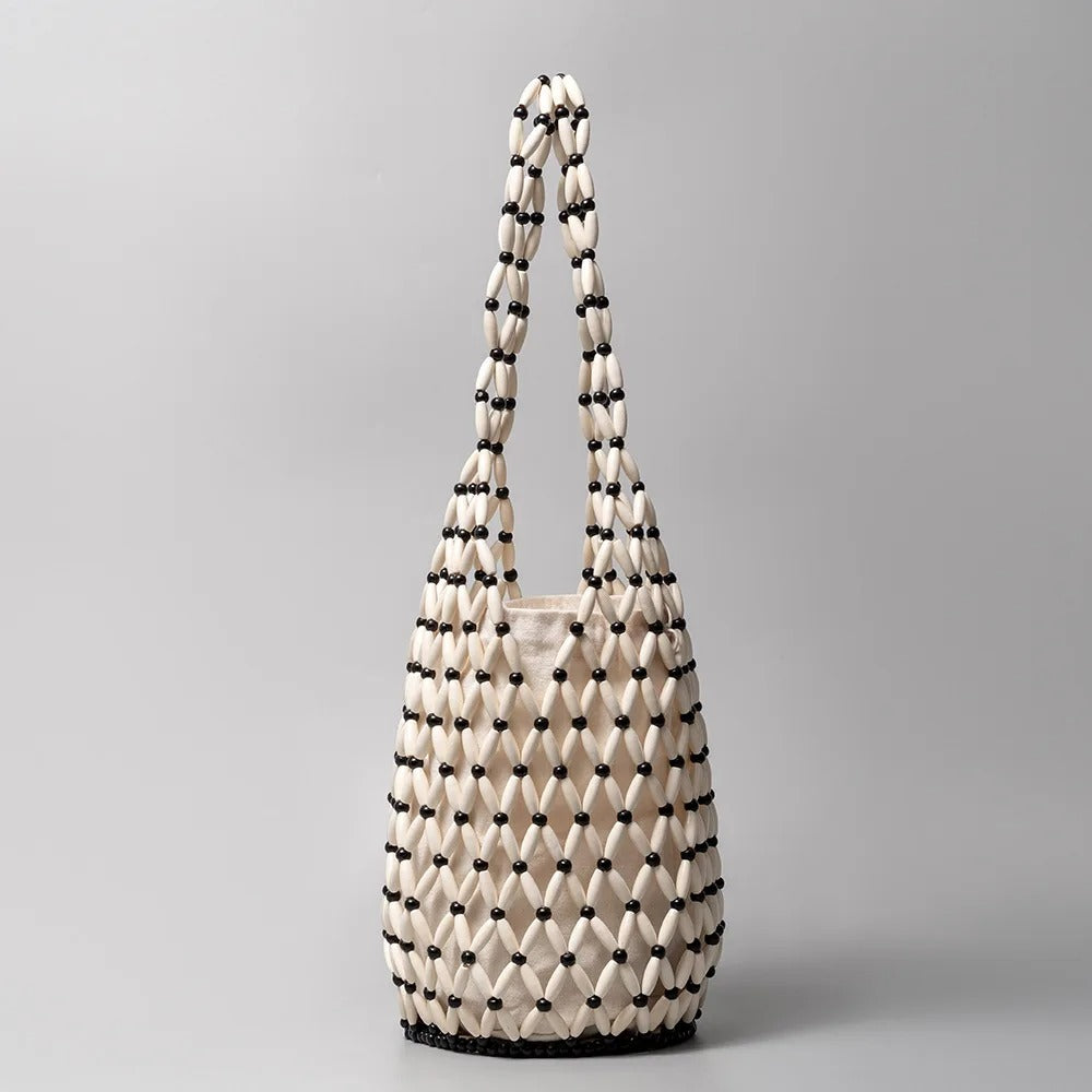 Eudora | Handgemaakte Woven Bead Shopper