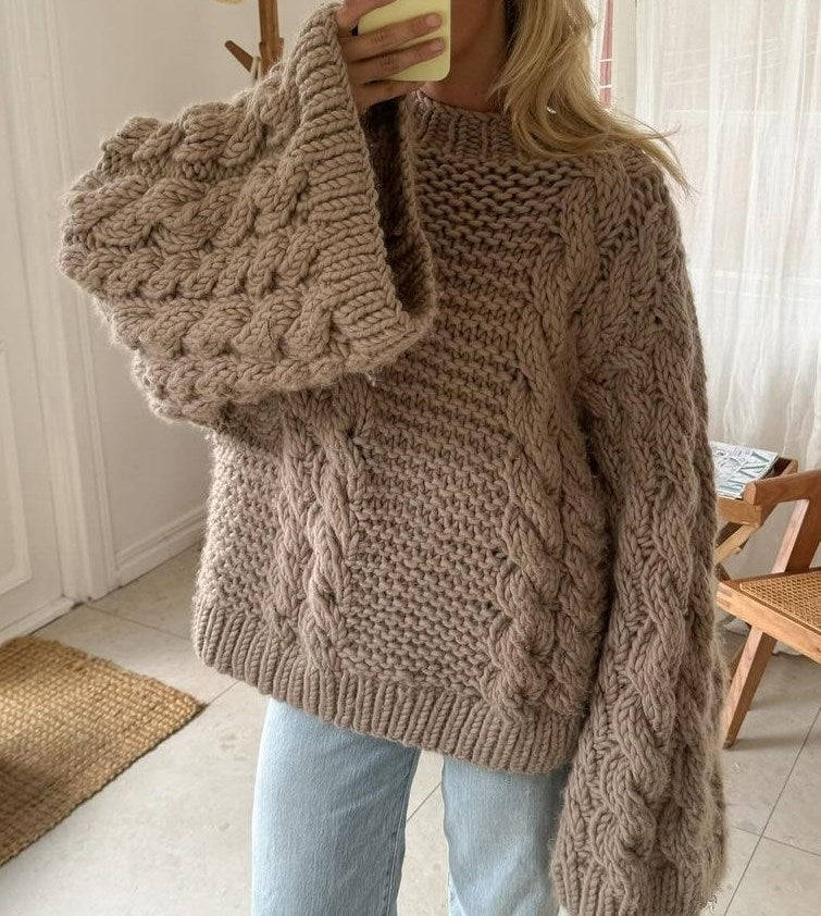 Frank™ – Grober Zopfmusterpullover