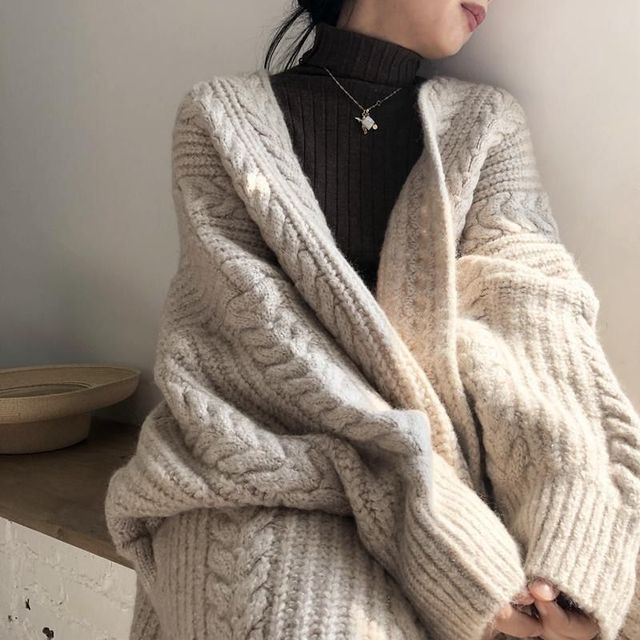 Lumovia | Oversized Strickjacke