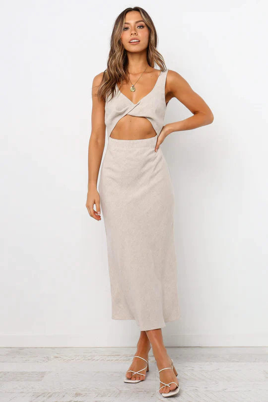 Lily | Midi-kleid Im Wickel-Stil