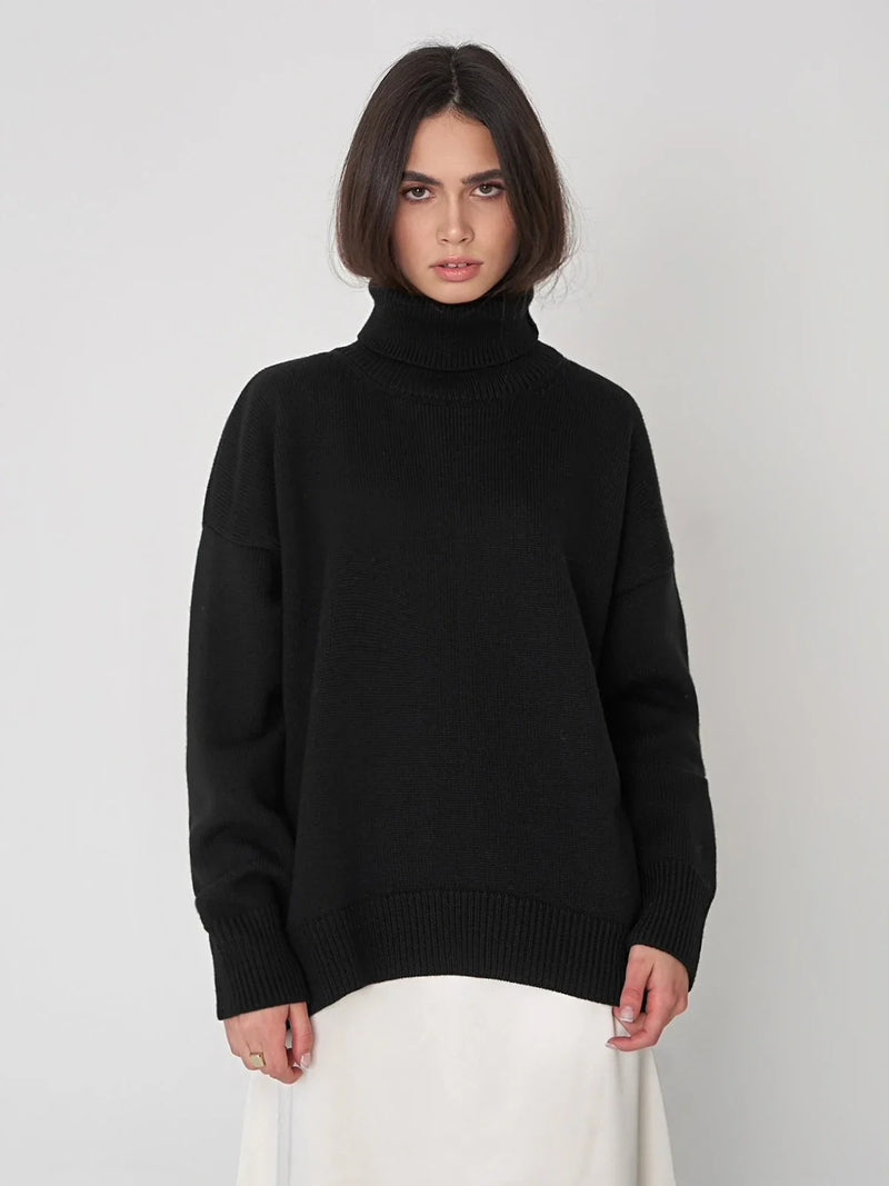 Adler™ – Kuscheliger Oversize-Pullover mit Rollkragen