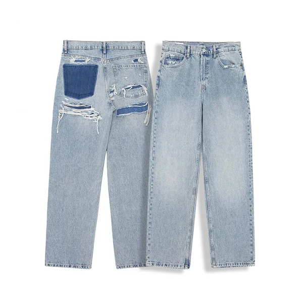 Klara™ - Vintage Baggy-Jeans mit hoher Taille