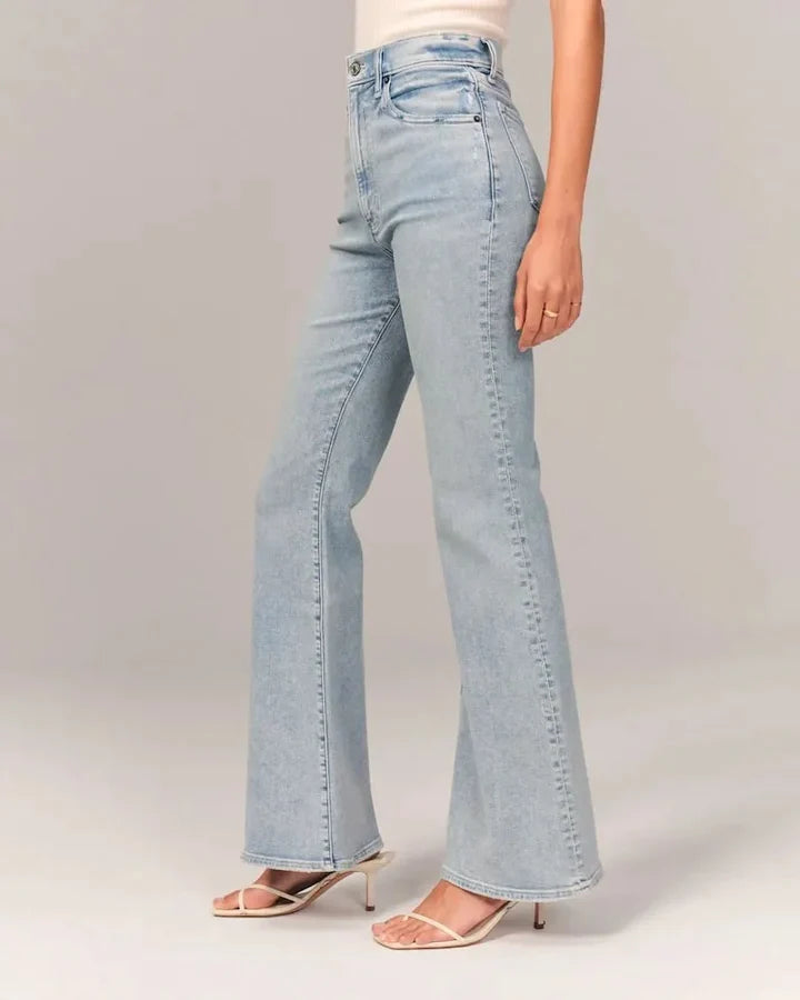 Flared Jeans™ - Stretched Flared Jeans Hohe Taille