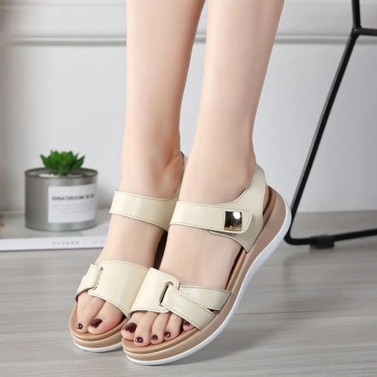 Quenilda | Komfort-Sandalen mit verstellbarem Klettverschluss