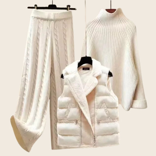 Elegantes zweiteiliges Strickset
