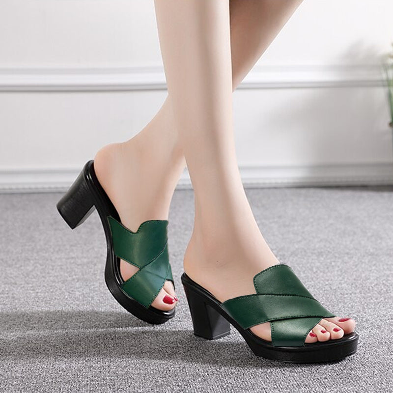 Dorothy™ - Damen Chunky Platform High Heel Sandalen