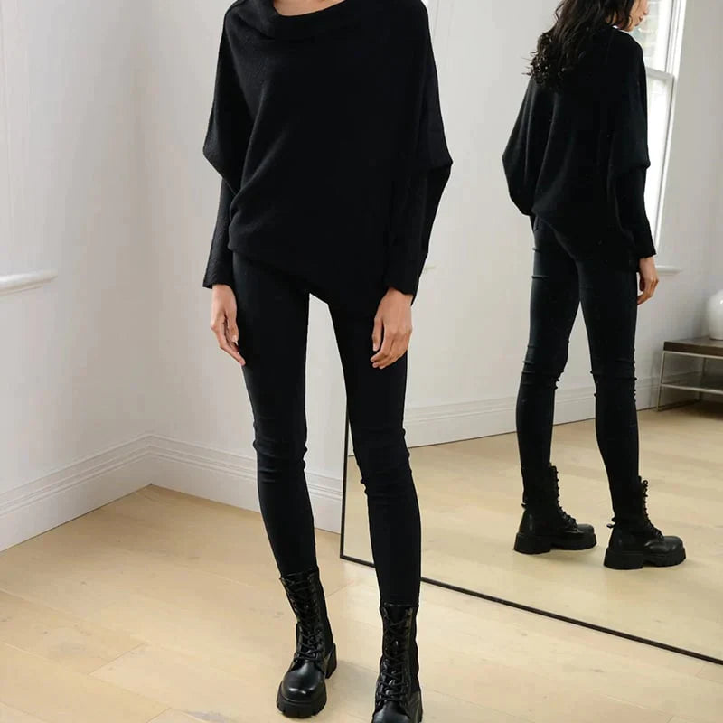 Via™ - Asymmetrisch drapierter Pullover