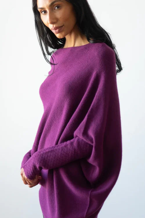 Jennie™ | Asymmetrisch drapierter Pullover