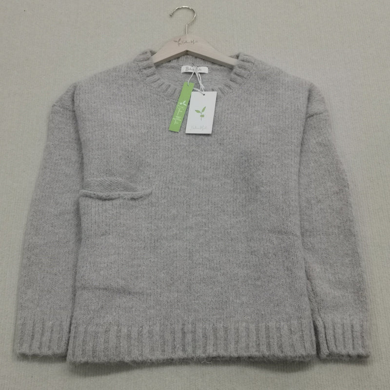 Jelena™ - Übergroßer Strickpullover mit Tasche