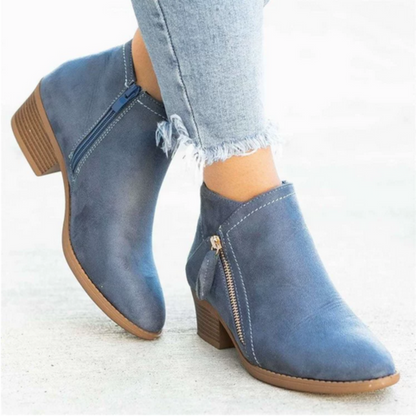 Schicke Leder-Stiefeletten für den Alltagsstil