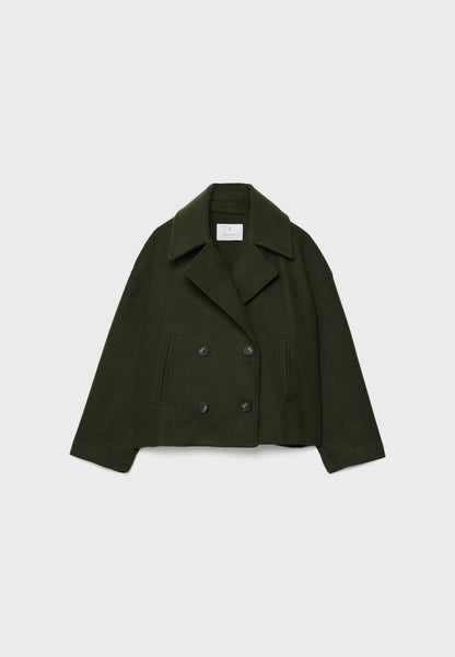Schicke zweireihige kurze Jacke