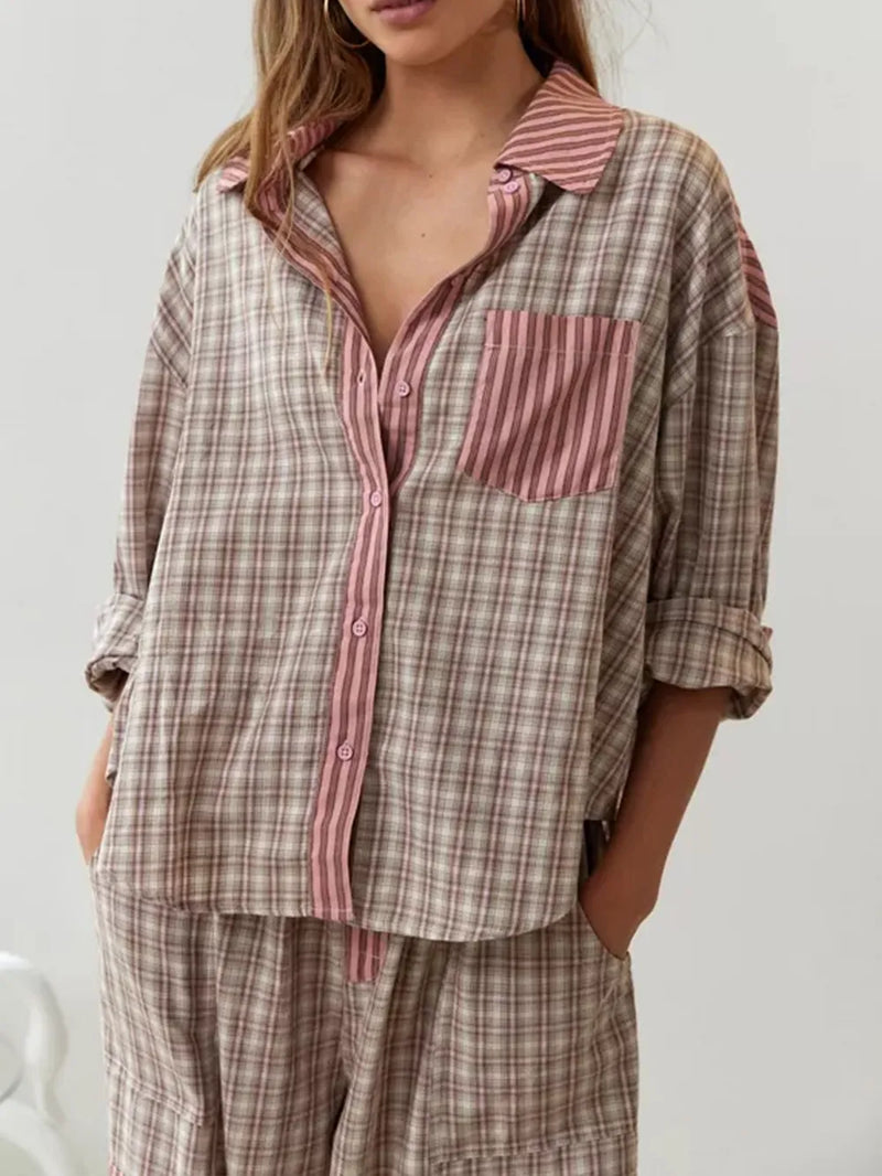 Viktoria™ - 2-teiliges lässiges Pyjama-Set