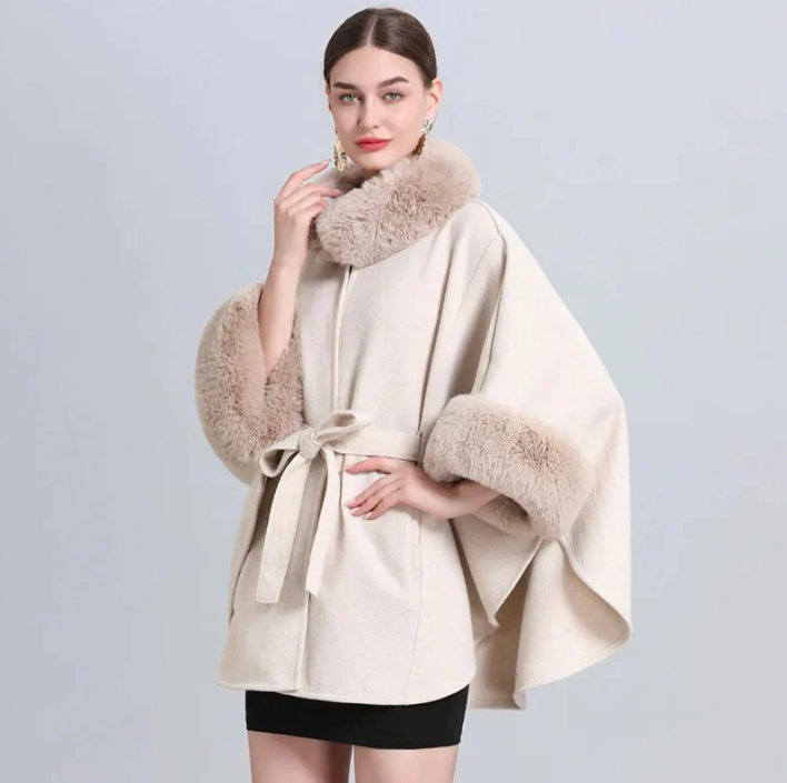 Karla™ - Winter-Cape-Mantel [Letzter Tag Rabatt]