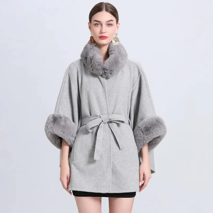 Karla™ - Winter-Cape-Mantel [Letzter Tag Rabatt]