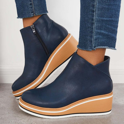 Schicke Leder-Stiefeletten für den Alltagstil