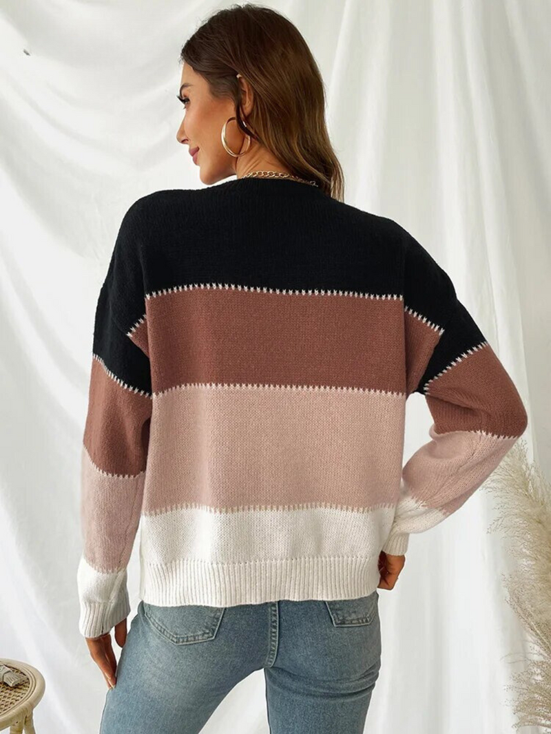 Thea™ - Gestreifter Strickpullover