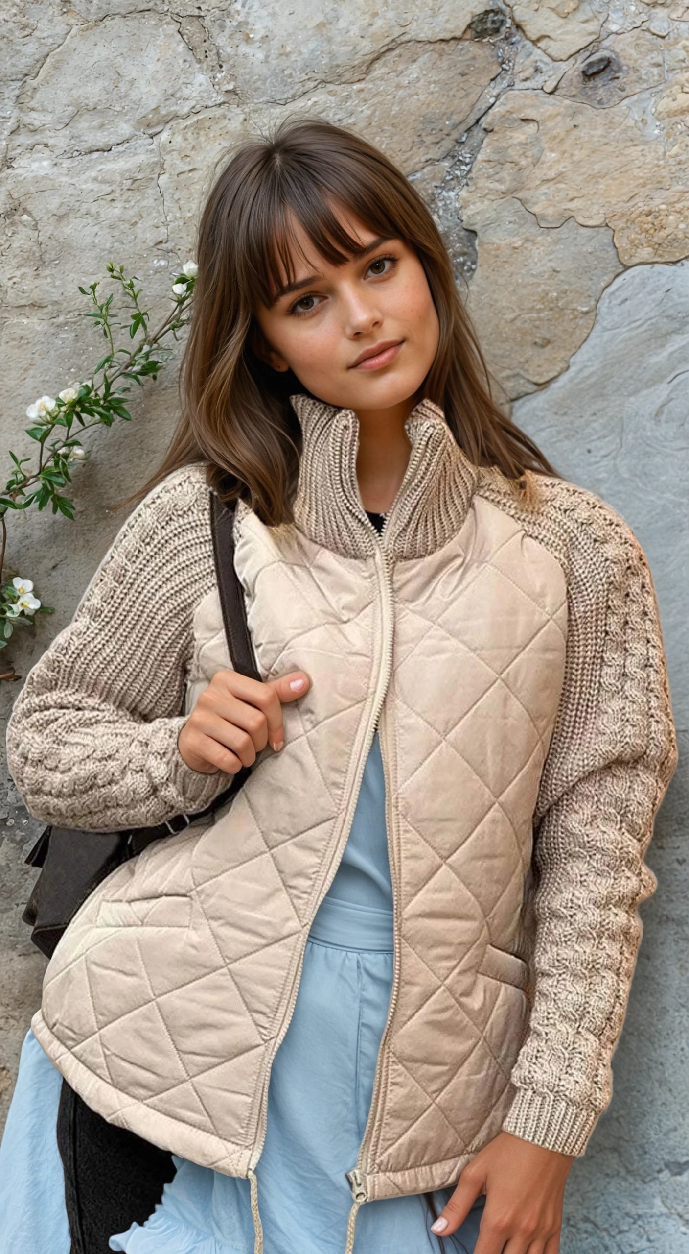 Gemütliche herbstliche Strickjacke
