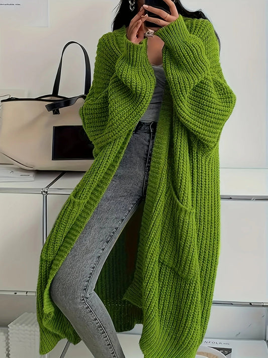 Gemütlicher Strickcardigan mit Gürtel für Damen