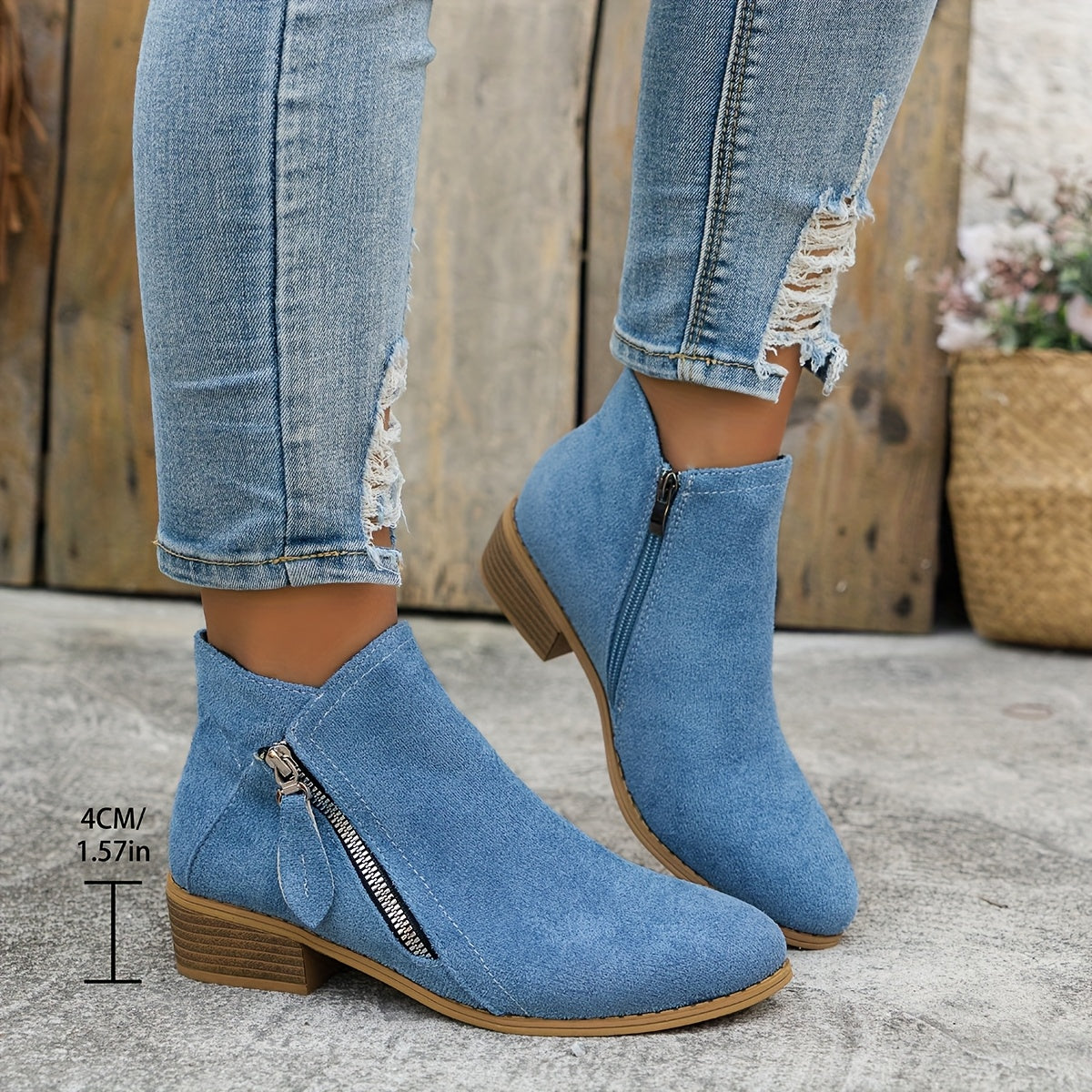 Schicke Leder-Stiefeletten für den Alltagsstil