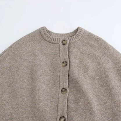 Ede™ – Eleganter Strick-Cape-Cardigan