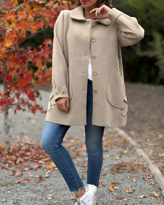 Schicke Jacke mit seitlichem Knoten elegant