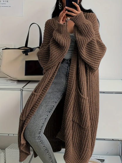 Gemütlicher Strickcardigan mit Gürtel für Damen