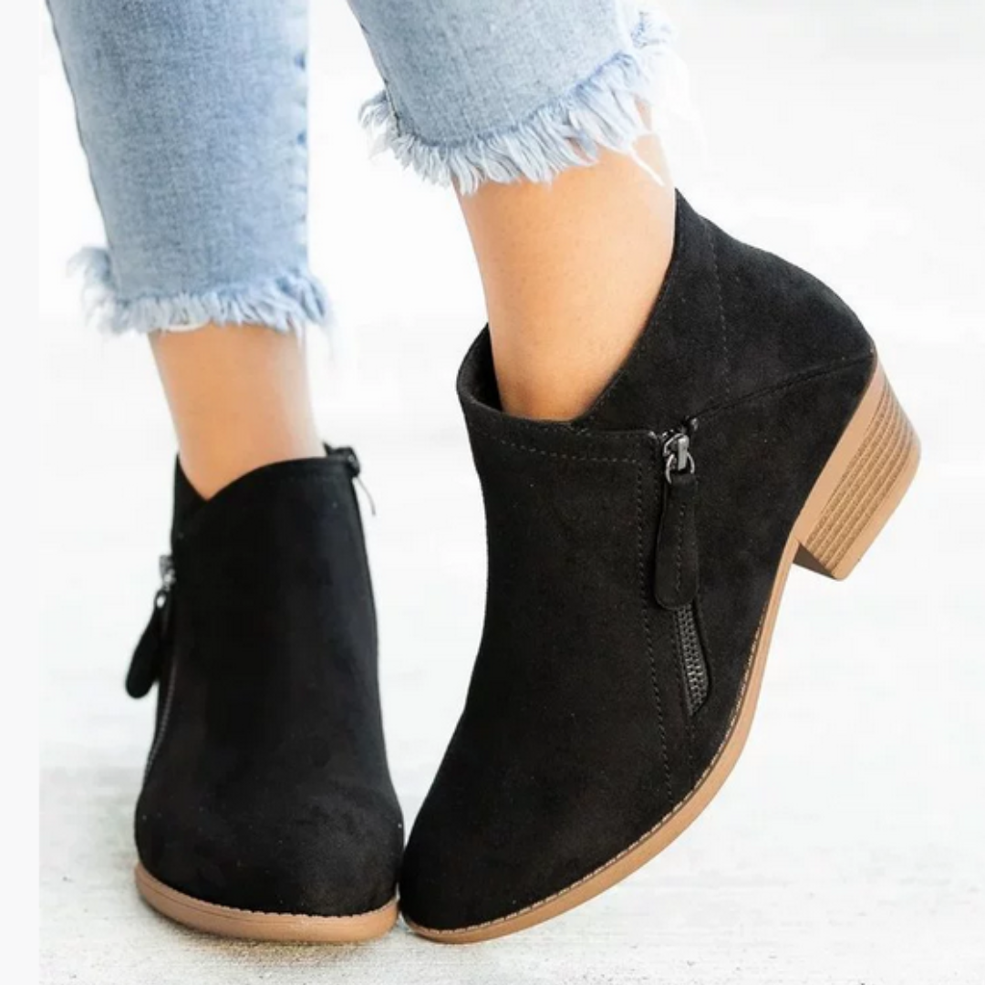 Schicke Leder-Stiefeletten für den Alltagsstil