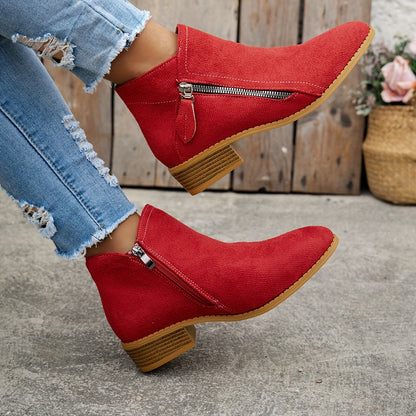 Schicke Leder-Stiefeletten für den Alltagsstil