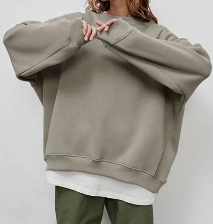 Gemütlicher Overgröße Strickpullover für lässiges Schichten