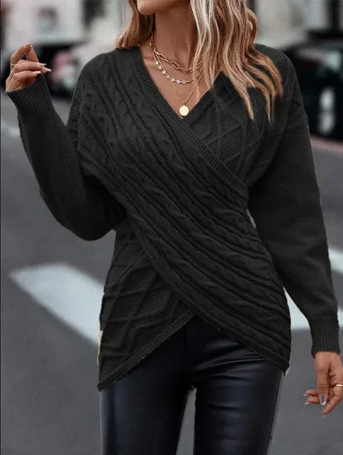Schicker Leichter Strickpullover für Damen