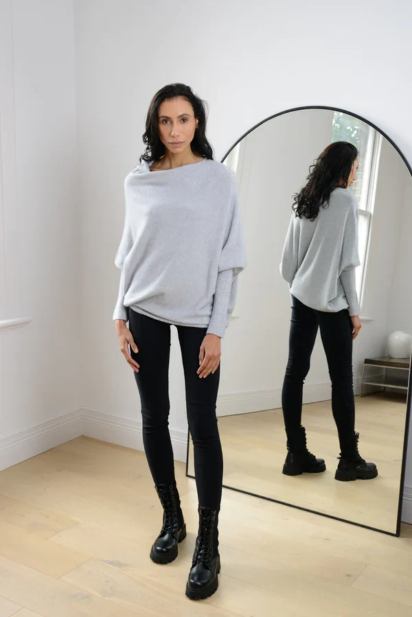 Mariemi™ | Asymmetrisch Drapierter Pullover