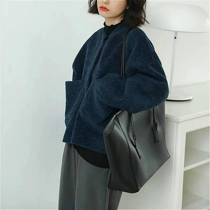 Karla | Flauschige Cardigan-Jacke