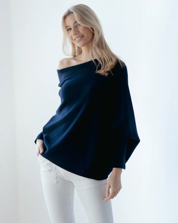 Mariemi™ | Asymmetrisch Drapierter Pullover