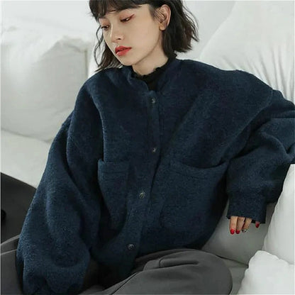 Karla | Flauschige Cardigan-Jacke