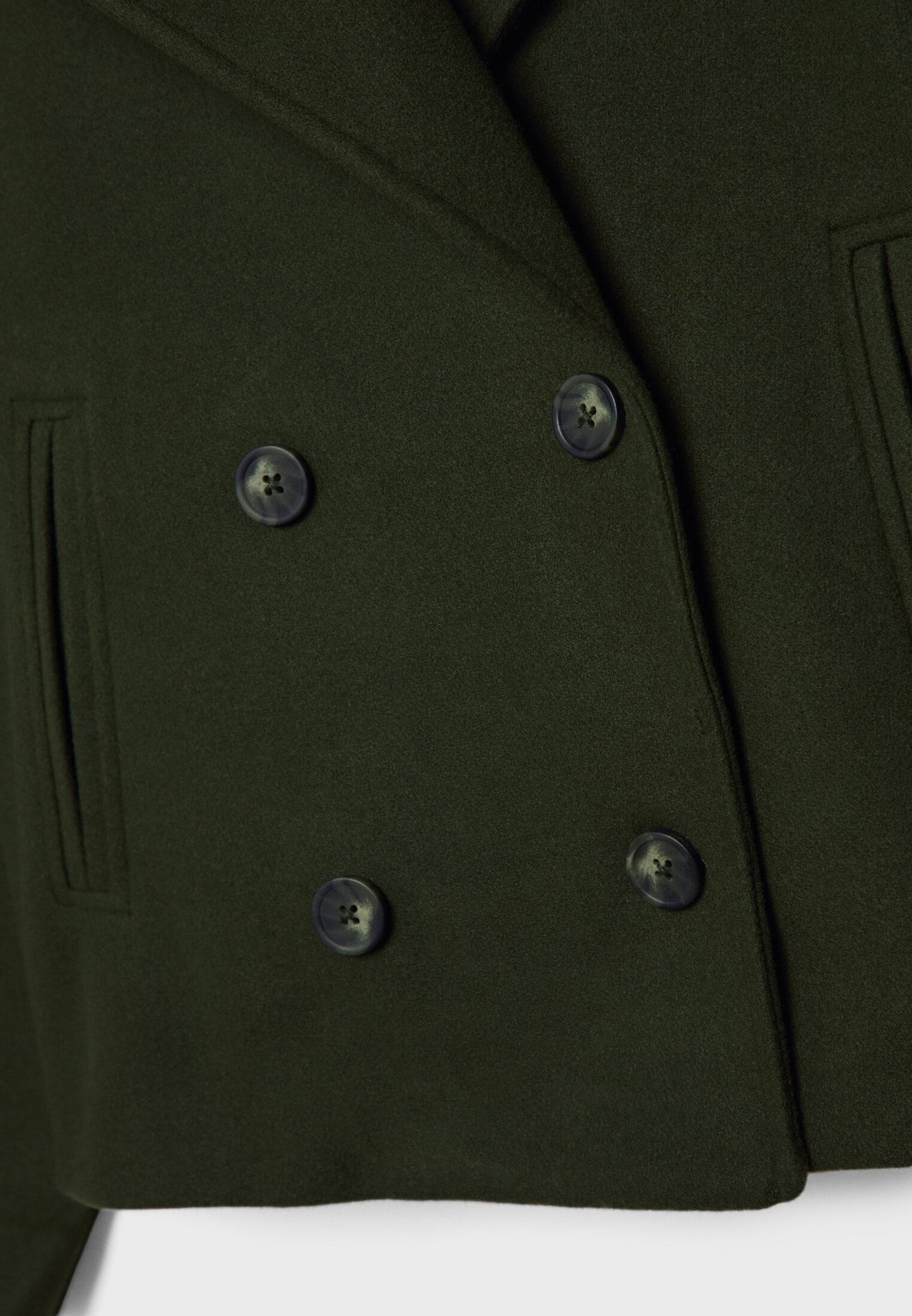 Schicke zweireihige kurze Jacke