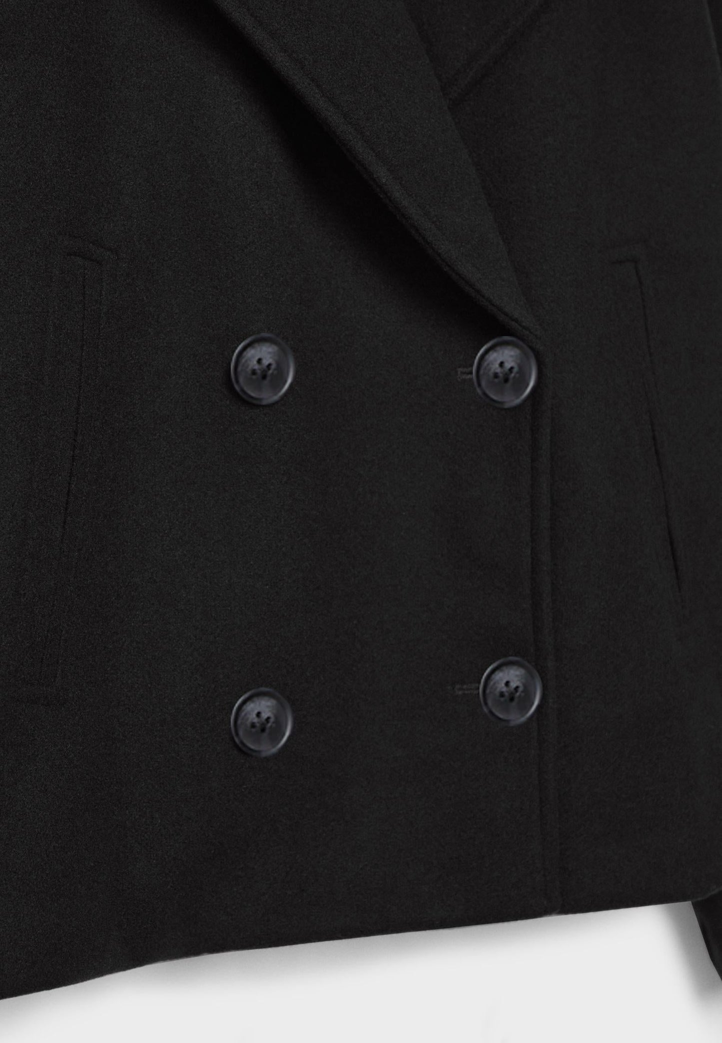 Schicke zweireihige kurze Jacke