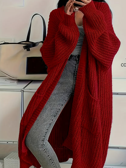 Gemütlicher Strickcardigan mit Gürtel für Damen