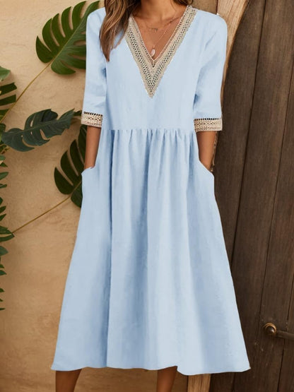 Oswald | Luftiges Sommerkleid mit V-Ausschnitt