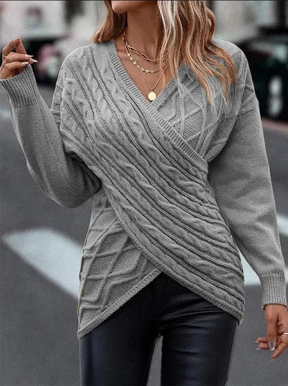 Schicker Leichter Strickpullover für Damen