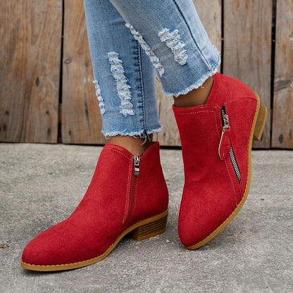 Schicke Leder-Stiefeletten für den Alltagsstil