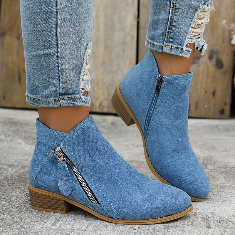 Schicke Leder-Stiefeletten für den Alltagsstil